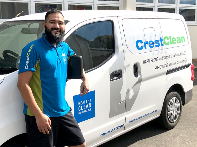 Ajay Kamboj with his Nissan NV200 that’s given him room to expand his business. 