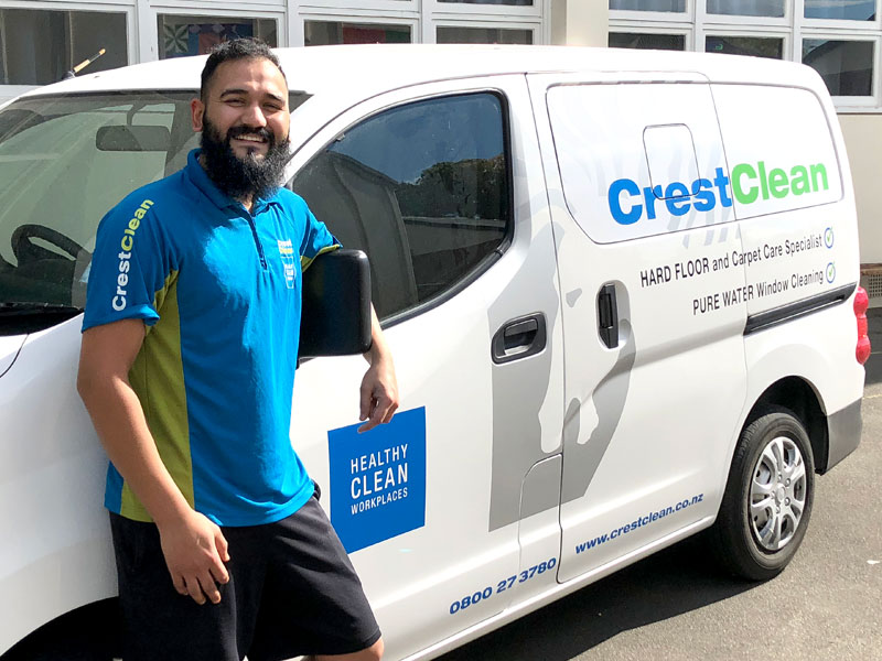Ajay Kamboj with his Nissan NV200 that’s given him room to expand his business.