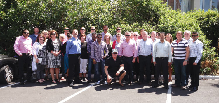 CrestClean Master Franchisees, Regional Managers, and key staff members at the 2015 Masters Convention held in Auckland in February.
