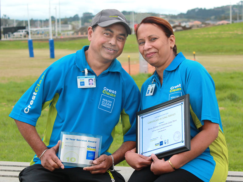 Biren Kumar and his wife Swaran came from Fiji with nothing. Ten years on they are now running a successful CrestClean business.