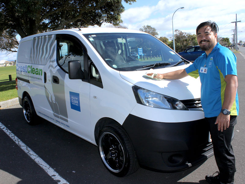 Ralph Sales loves the new look the wheels have brought to his Nissan NV200 van.