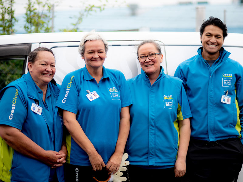 Tracey Andersen, Kathleen Puha, Julie Ruawai, and Mangisi Kaho..